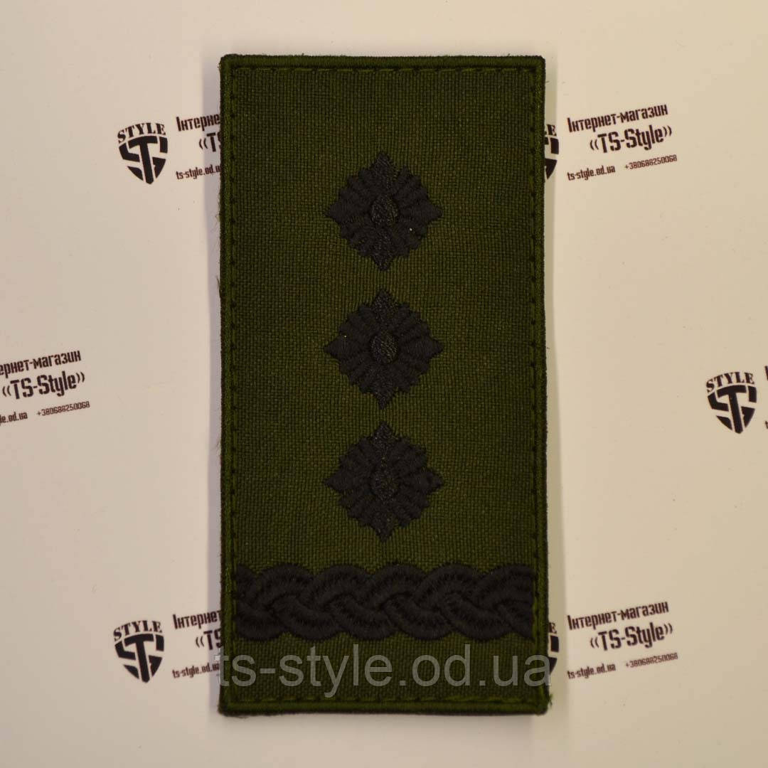 Погон Полковник ЗСУ фон олива
