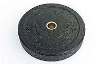 Бамперні диски для кросфіту Record RAGGY ТА-5126-20 20 кг Чорний