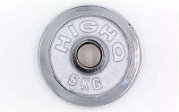 Диски диски хромовані HIGHQ SPORT ТА-1802 5 кг Хром
