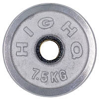 Блины (диски) хромированные HIGHQ SPORT ТА-1838 7,5кг Хром