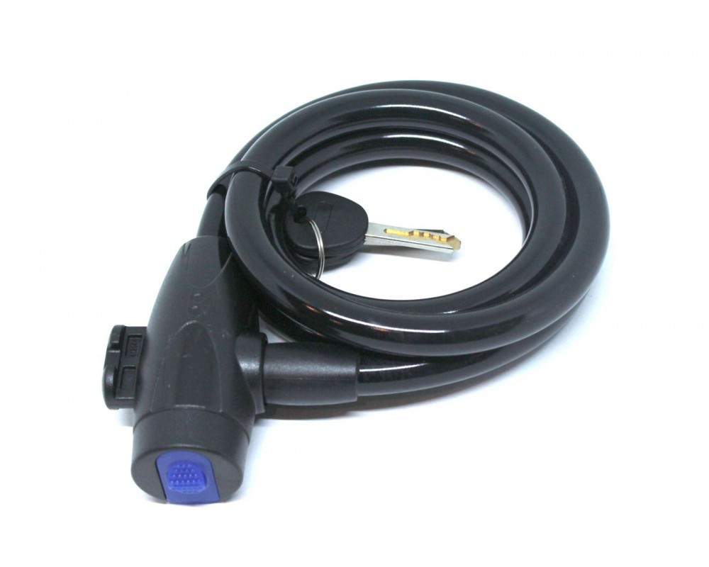 Замок TY582B 12х1200 ключ чорний ORG, фото 1