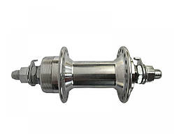 Втулка передня 209-FB на промопідшипниках AL 36H Disk Срібляста ORG