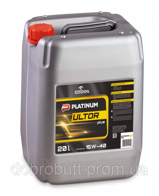 Моторное масло Platinum ULTOR PLUS CI-4 20л 15W-40 DT, код: 6714838 - фото 1 - id-p1915349453