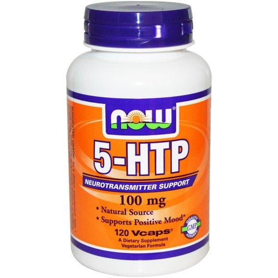 Триптофан NOW Foods 5-HTP 200 mg 120 Veg Caps UC, код: 7518208 - фото 1 - id-p1915349755