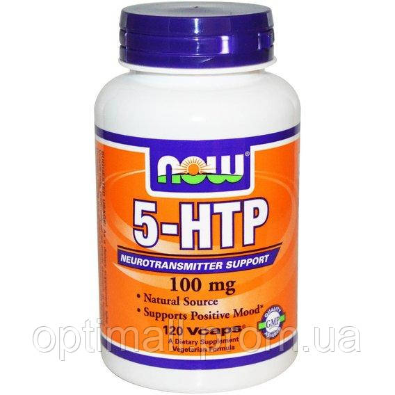 Триптофан NOW Foods 5-HTP 100 mg 120 Veg Caps OP, код: 7518206 - фото 1 - id-p1915372278