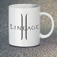 Чашка Fan Girl Логотип Lineage 2 New (14425) 330 мл Белый