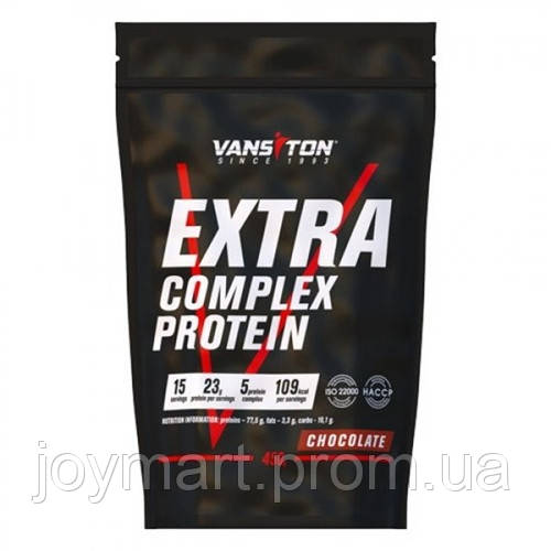 Протеин Vansiton Extra Complex Protein 450 g 15 servings Chocolate JM, код: 7520933 - фото 1 - id-p1915365077