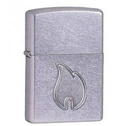 Запальничка Zippo 24368 FLAME сіра 24368