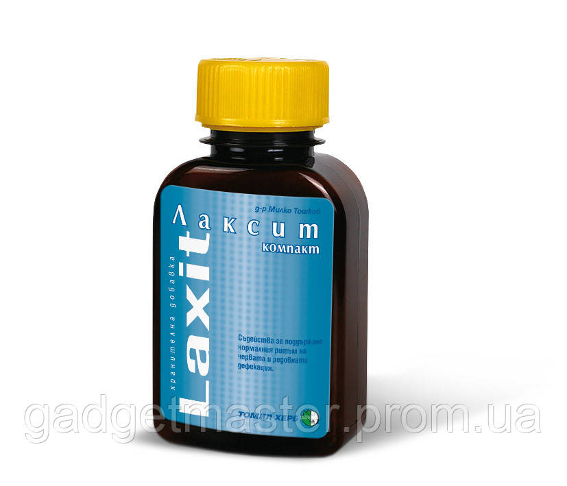 Таблетки Tomil Herb Лаксит 120, 500 мг. GS, код: 6662946 - фото 1 - id-p1915345367
