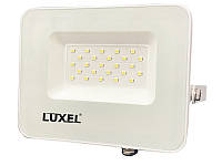 Светодиодный белый прожектор Luxel 162х144х28мм 175-260V 20W IP65 (LED-LPEW-20С) L2