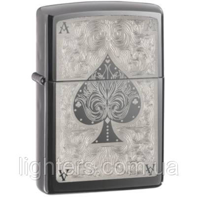 Запальничка бензинова Zippo 28323 Ace Filigree, Туз філігрань., фото 1