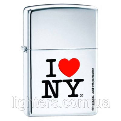 Запальничка Zippo 24799 I Love New York сіра 24799, фото 1