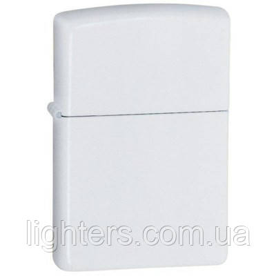 Запальничка Zippo 214 White Matte Біла матова 214