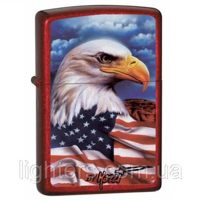 Запальничка Zippo 24082 FREEDOM червона 24082, фото 1