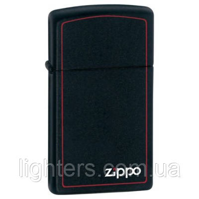 Запальничка Zippo 1618 ZB (шт.) BLACK MATTE (Чорна матова), фото 1
