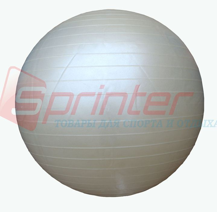 М'яч для фітнесу "GYM BALL" 55 см срібло, фото 1
