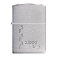 Бензиновая зажигалка Zippo 324632 ZIPPO FOOTPRINTS BLACK ICE.