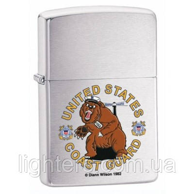 Запальничка Zippo 24531 US Coast Guard сіра 24531, фото 1