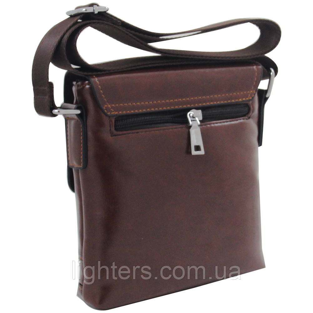 Сумка чоловіча Effeng на плече коричнева 54119, фото 1