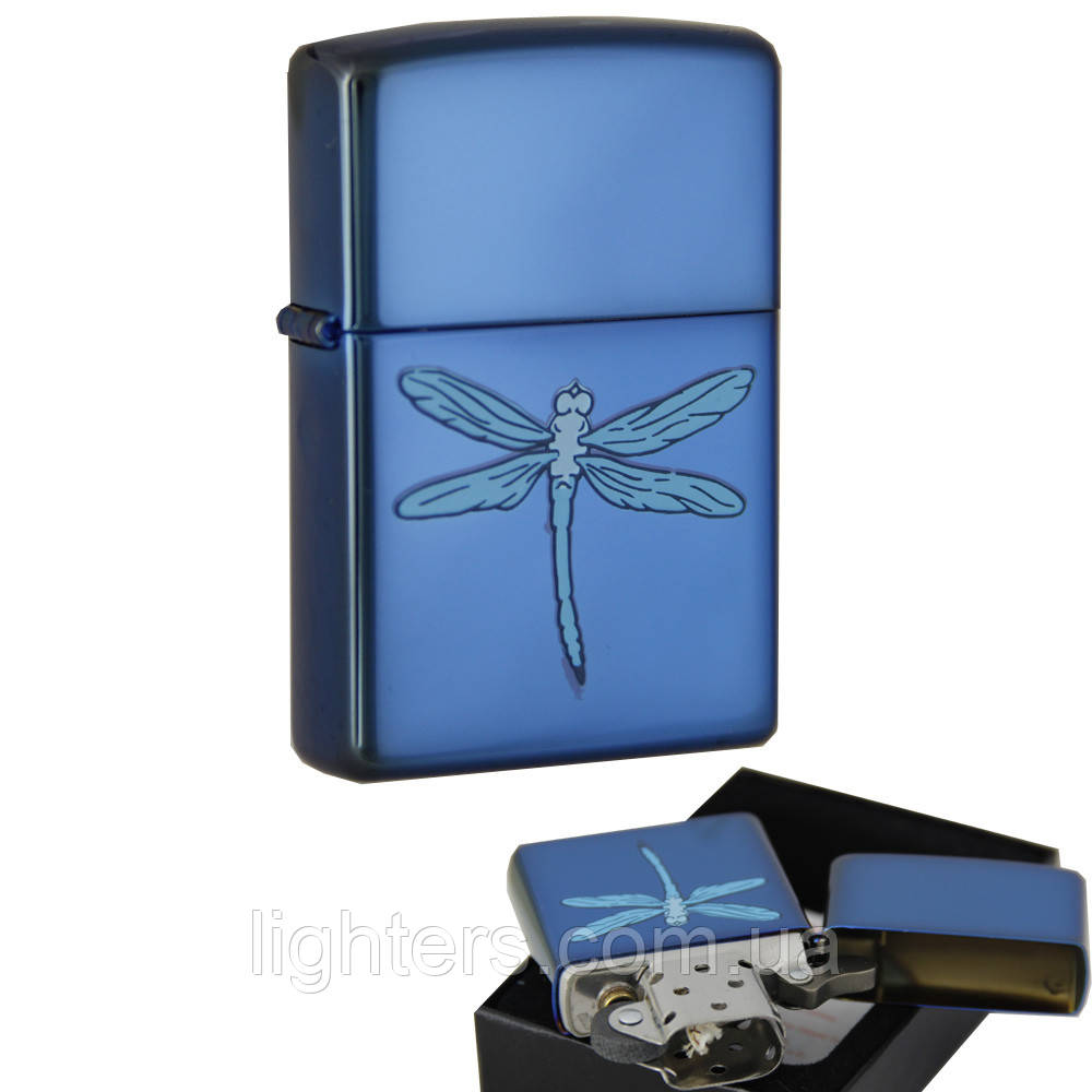 Запалювала Zippo 21041 Dragonfly синя 21041, фото 1