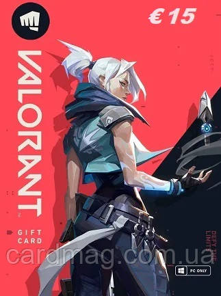 VALORANT для ПК (Поповнення гаманця на 15 EUR) регіон Європа, фото 1