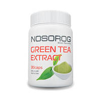 Комплексный жиросжигатель Nosorog Nutrition Green Tea And Vitamin C 30 Caps OE, код: 7520963