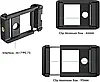 Затискач для об'єктива на телефон і фотоапарат Apexel APL-FL001 чорний розсувний 66-95 мм, фото 6