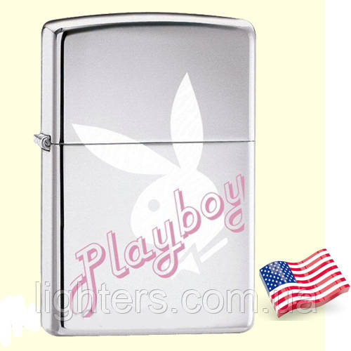 Запальничка Zippo 24790 Playboy сіра 24790, фото 1