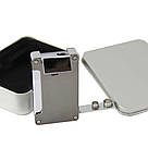 Подарункова запальничка Ronson (Dark Gray) Window Jet Flame ZR130113, фото 3