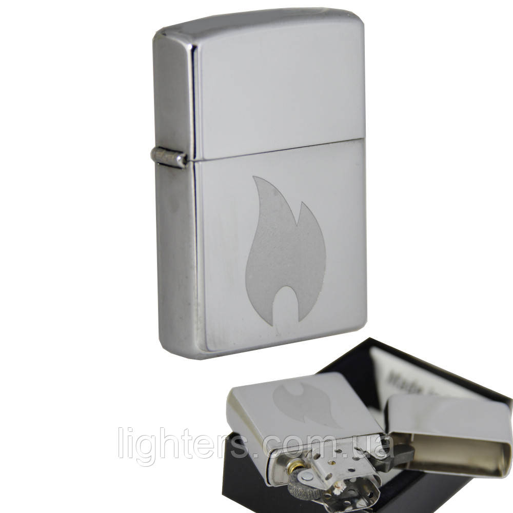 Бензинова запальничка Zippo 20363 Frame (Полум'я), фото 1