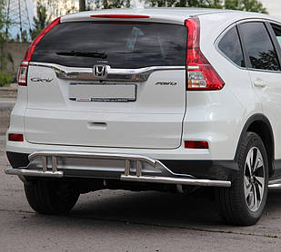 Захист заднього бампера на Honda CRV (c 2012---)