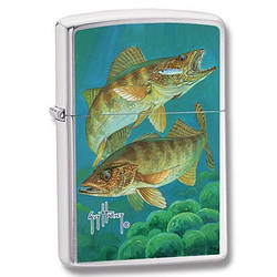 Запальничка Zippo 24304 FISHING сіра 24304