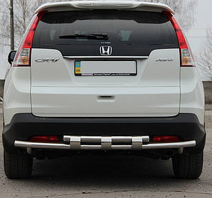 Захист заднього бампера на Honda CRV (c 2012---)