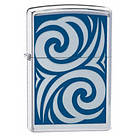 Запальничка Zippo 24006 COBALT CURL сіра 24006, фото 2