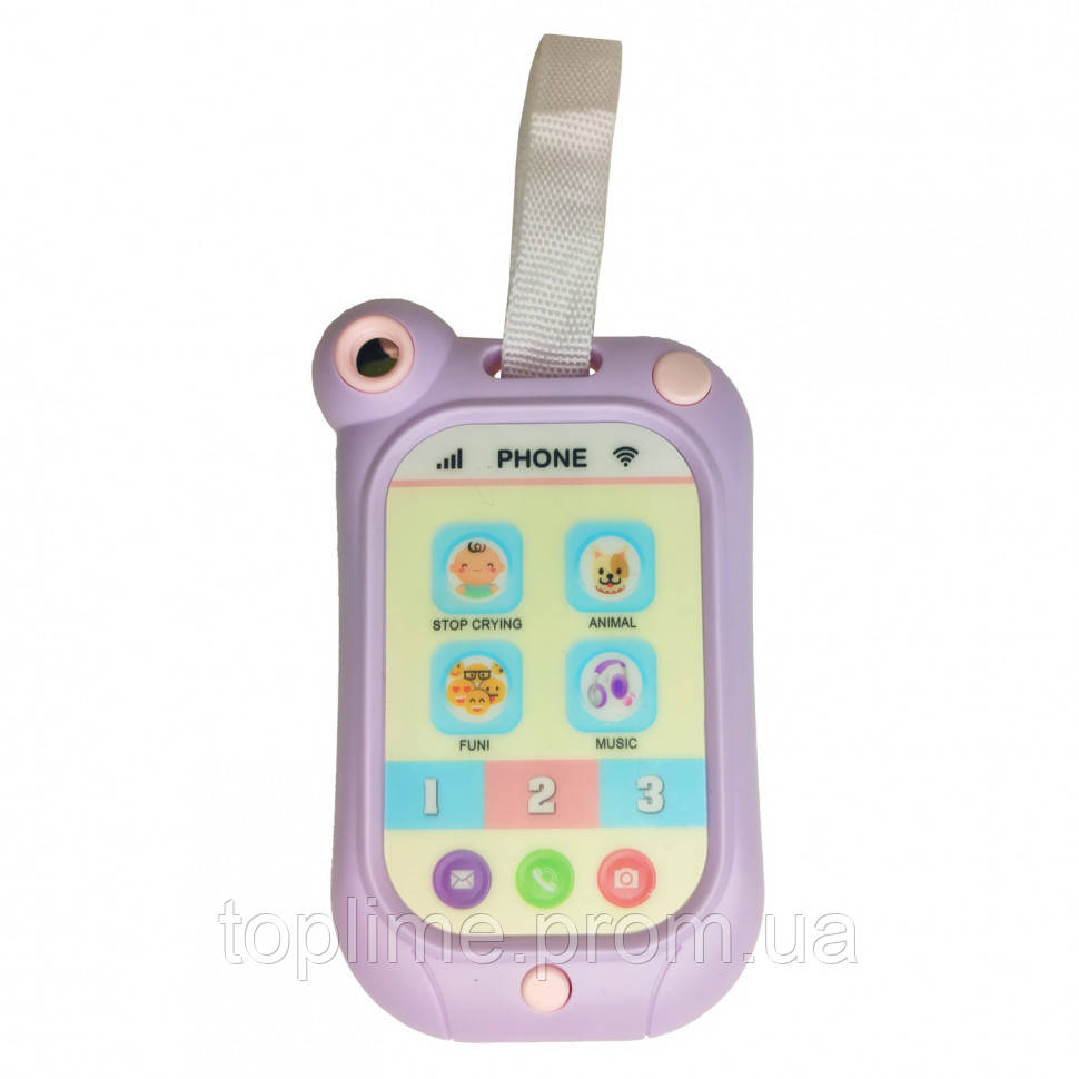 Детский телефон Metr+ G-A081 интерактивный Фиолетовый TM, код: 7799812 - фото 1 - id-p1915465582