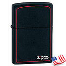Запальничка бензинова Zippo 218 ZB BLACK MATTE (Чорна матова)., фото 6
