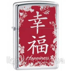 Запальничка Zippo 28067 CHINESE HAPPINESS сіра 28067, фото 1
