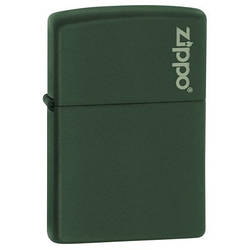 Запальничка бензинова Zippo 221ZL GREEN MATTE (Зелена матова).