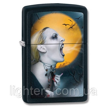Запальничка Zippo 28435 SCREAMING VAMPIRESS чорна 28435, фото 1