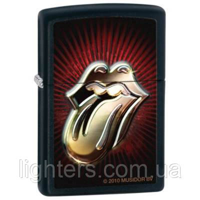 Запальничка Zippo 28253 Rolling Stones чорна 28253, фото 1