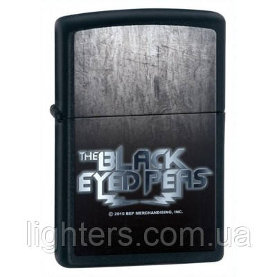 Запальничка Zippo 28027 BLACK EYED PEAS чорна 28027, фото 1
