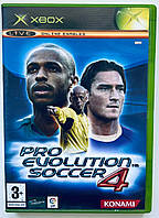 Pro Evolution Soccer 4, Б/У, английская версия - диск для XBOX Original