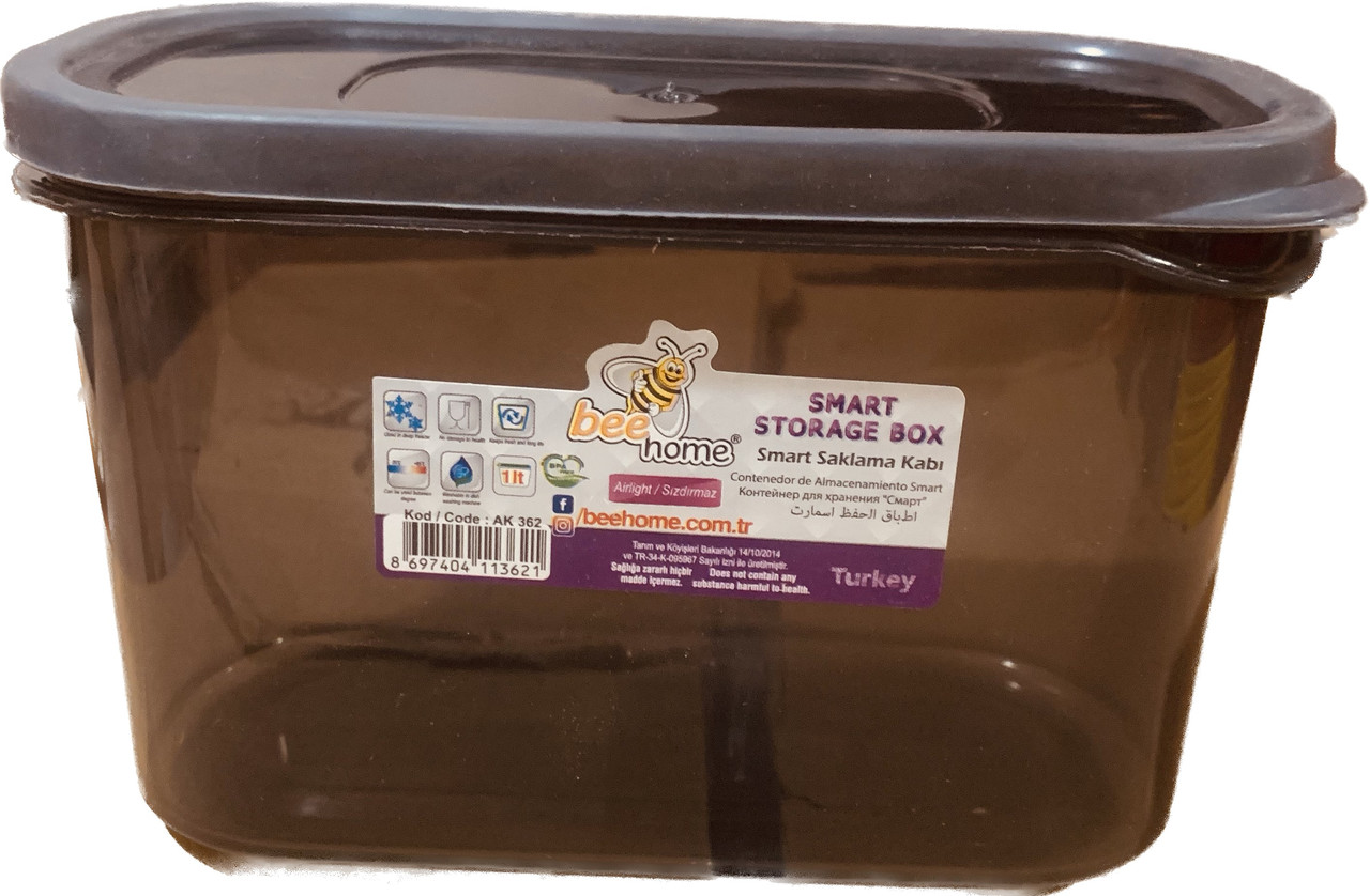 Контейнер Akay чорний 1000 мл, фото 1