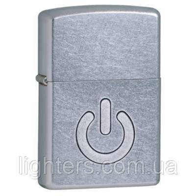 Запальничка бензинова Zippo 28329 Power Button Кнопка живлення., фото 1