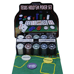 Покерний набір 200 фішок в залізній коробці. PN62021