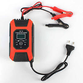 Автоматичний зарядний пристрій 12V 7A для мотоциклетних, свинцево-кислотних, АГМ, гелевих акумуляторів