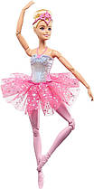 Лялька Барбі балерина що світиться Barbie Dreamtopia Doll Twinkle Lights Posable Ballerina with 5 Light-Up