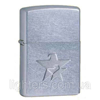 Запальничка Zippo 24365 STAR W/EAGLE сіра 24365, фото 1