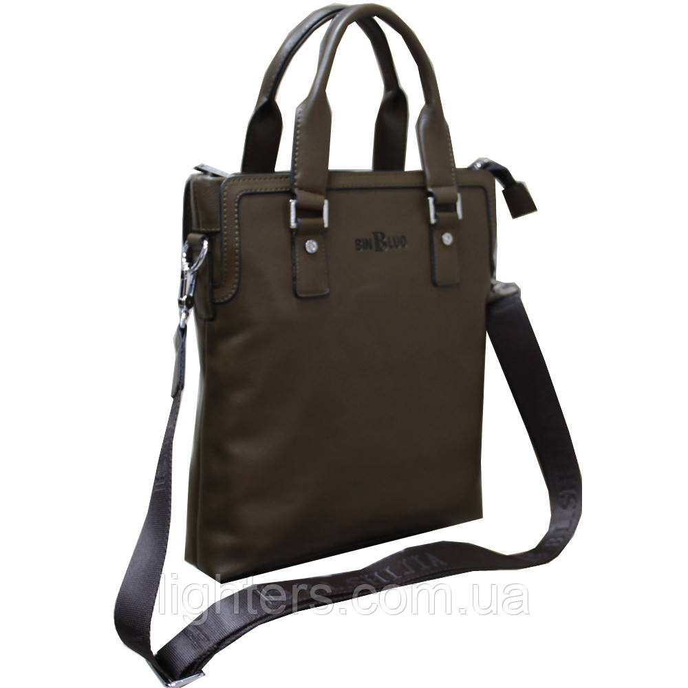 Сумка чоловіча Binbluo на плече коричнева 54013, фото 1