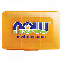 Таблетница органайзер для спорта NOW Foods 6-day Pill Box Orange FT, код: 7518214